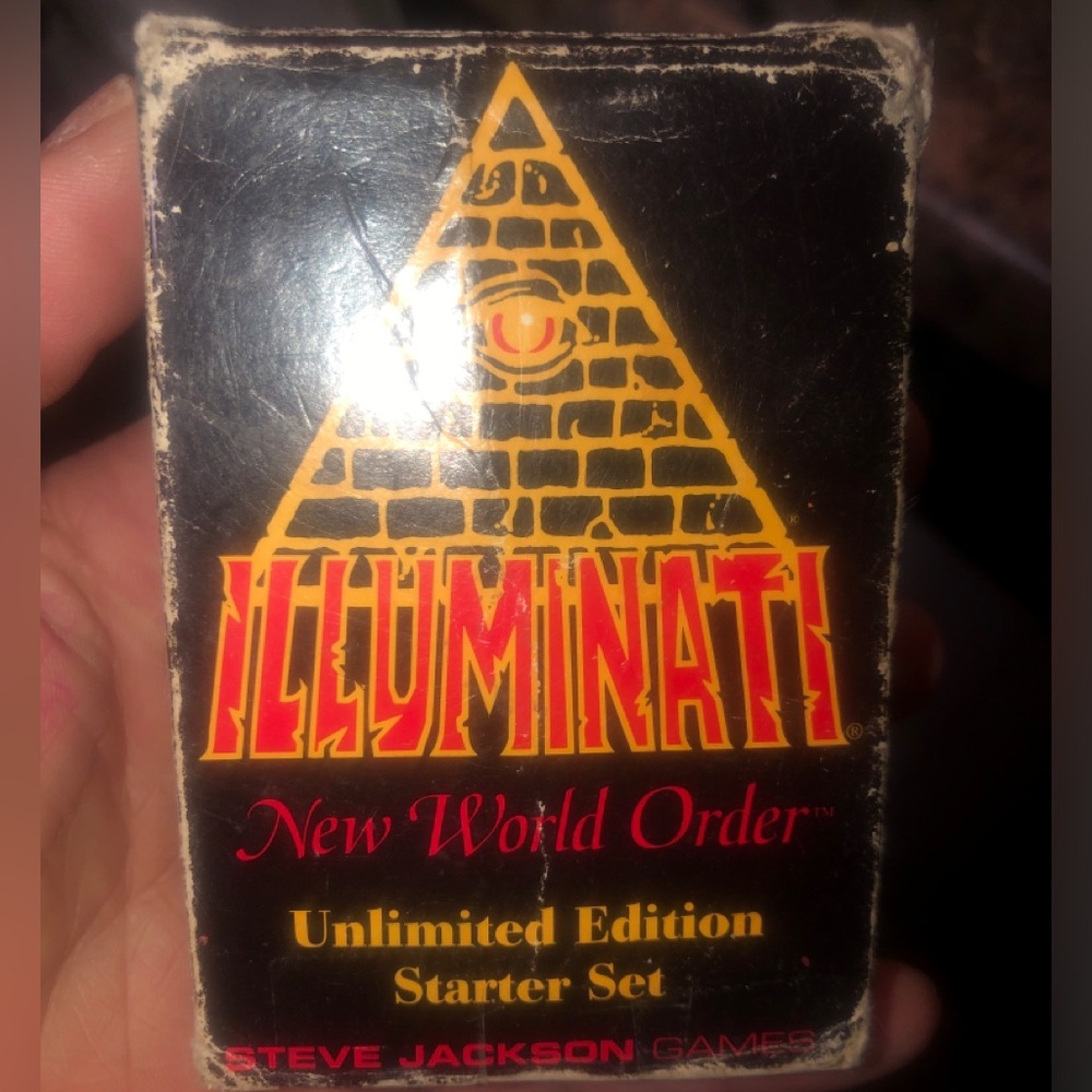 Illuminati New Word Order 1995 Unlimited Edition Starter Set Deck of Cards